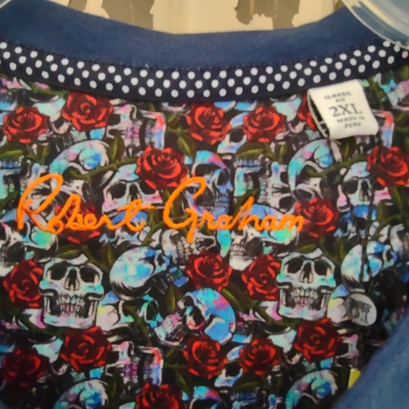 ROBERT GRAHAM 2X NWT MSRP $78 - Picture 4 of 8